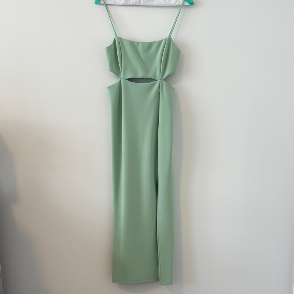 Hello Molly - Elegant Green Sleeveless Dress